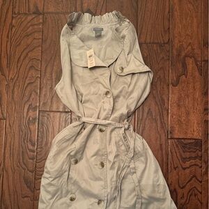 Ann Taylor trench style dress NWT size 14Petite